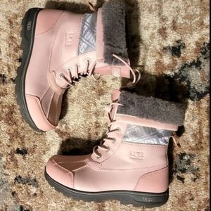UGG Butte Boots Big Girls Pink/Gray